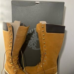 Timberland Tall Tan Leather Boots